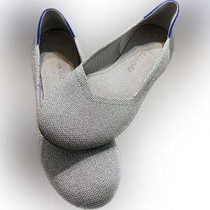 Rothy’s silver metallic size 9